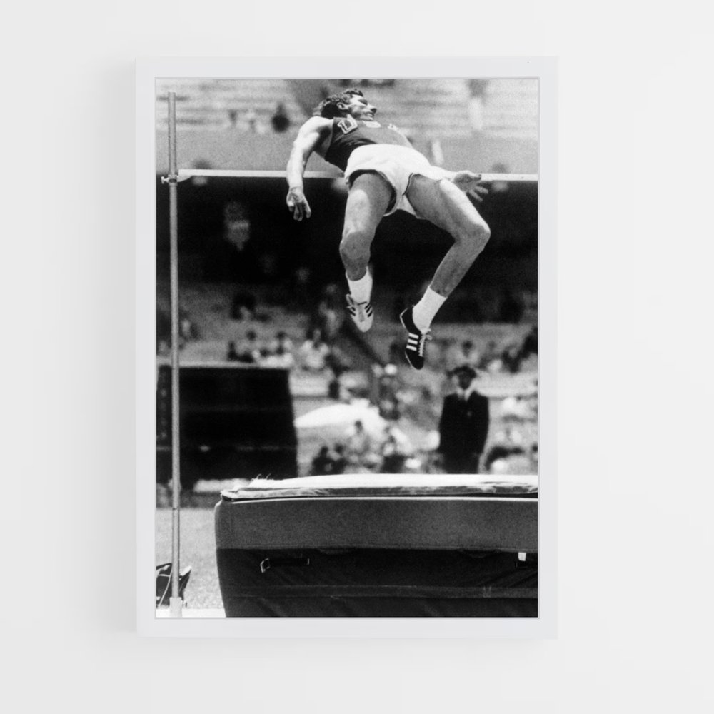 Poster Saut de Fosbury – affiche Athlétisme (vue 3)
